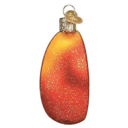 Old World Christmas Peach Slice Ornament 