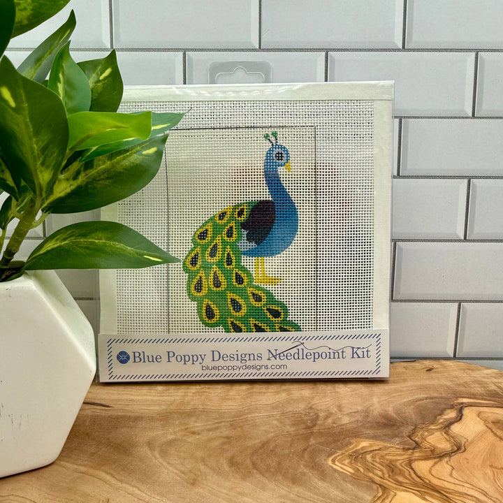 Blue Poppy Needlepoint Kit