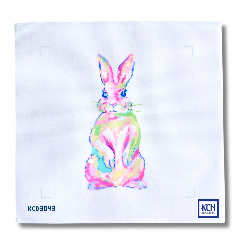 Tie Dye Bunny Canvas