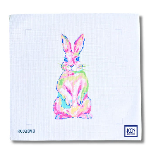 Tie Dye Bunny Canvas