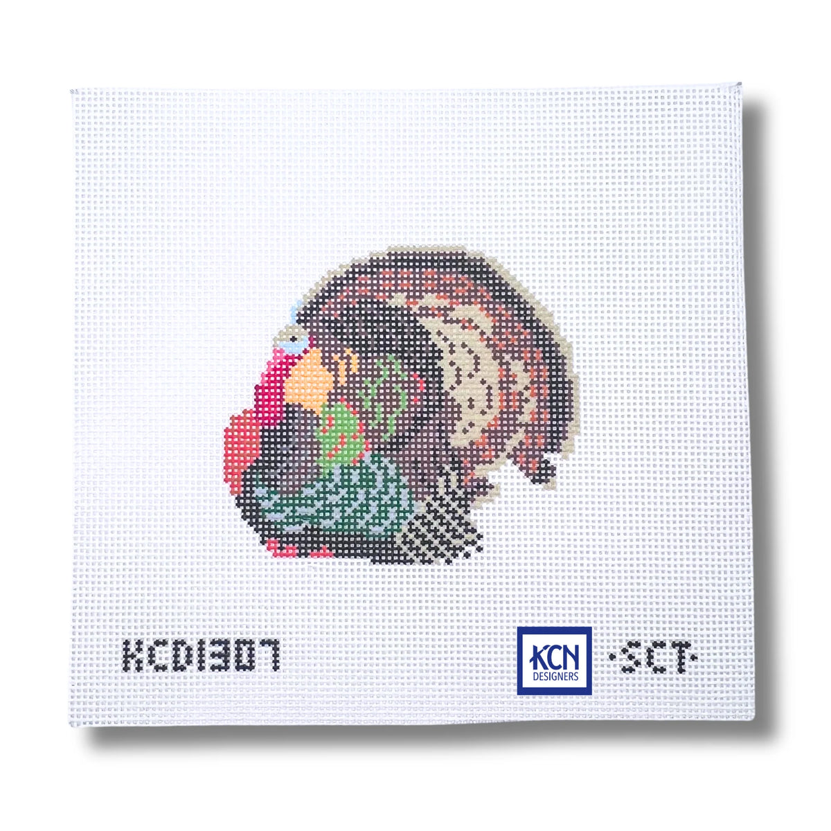 Colorful Turkey Needlepoint Canvas