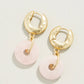 Ophelia Earrings Rose Quartz