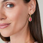 Greta Convertible Hoop Earrings Pink