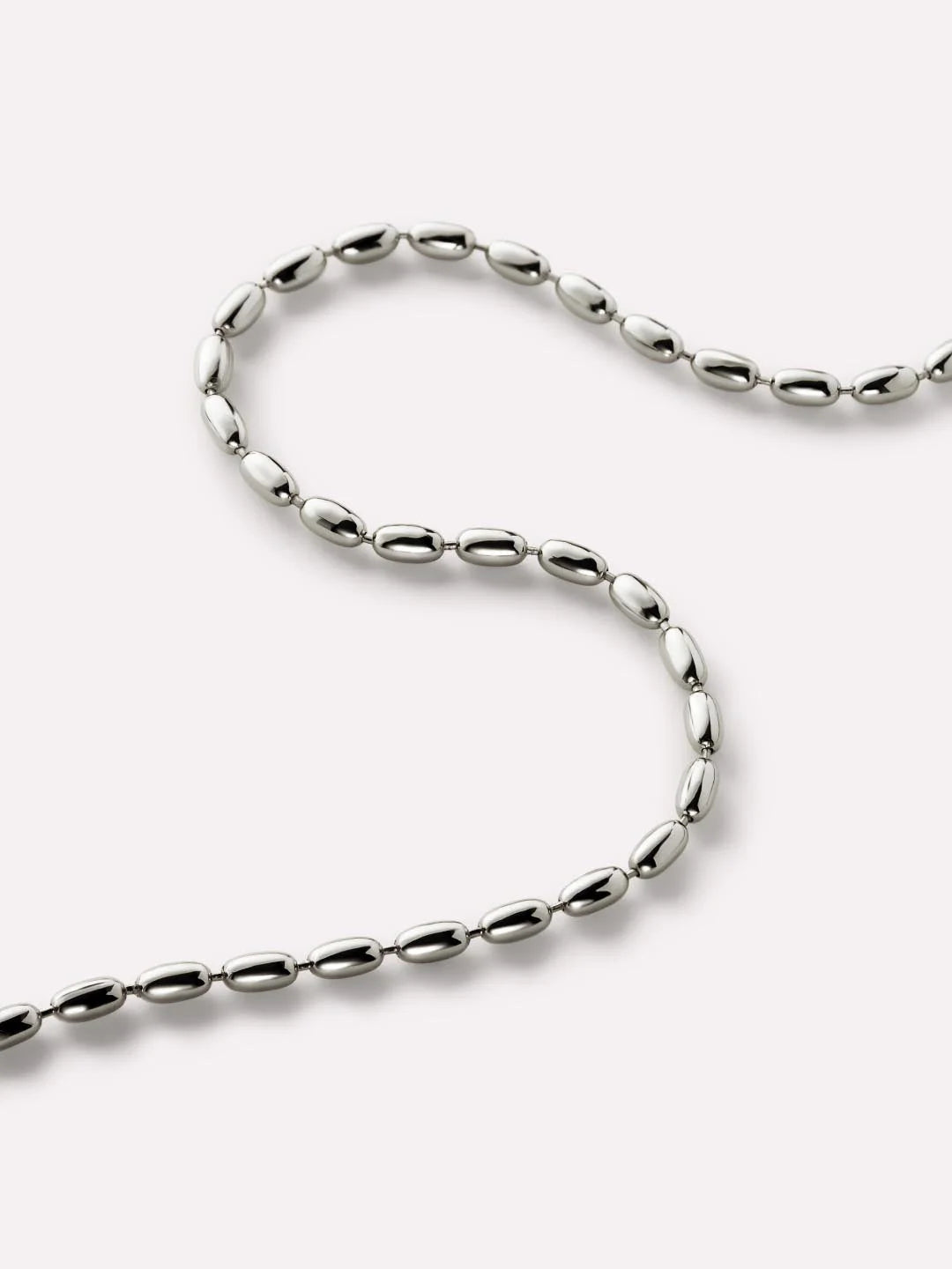 Ball Chain Necklace - Capri Silver