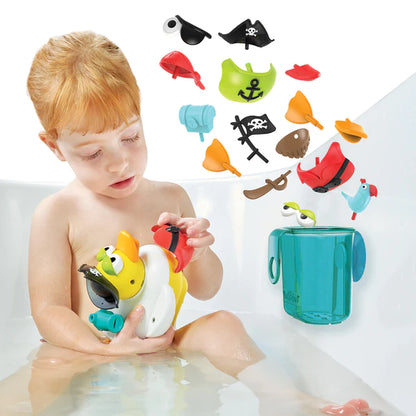 Yookidoo Jet Duck Create a Pirate bath water toy for kids 2 to 6 years old 