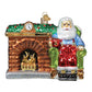 Santa at Hearth Ornament