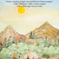 Landscape Themed Watercolor Coloring Book