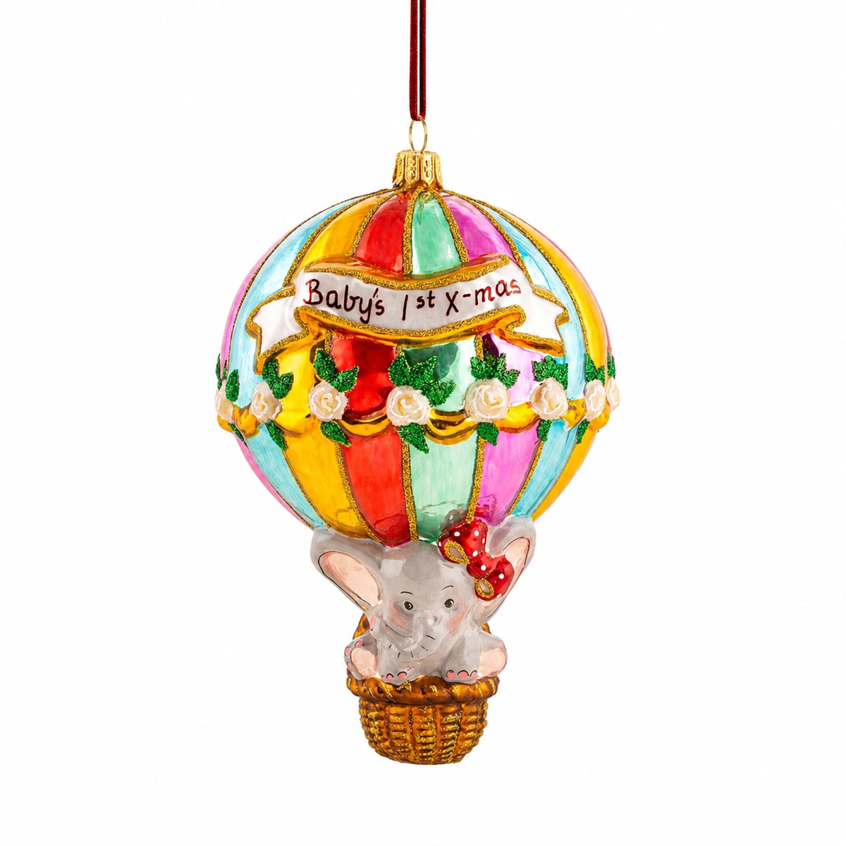 Baby's First Christmas Balloon Ornament
