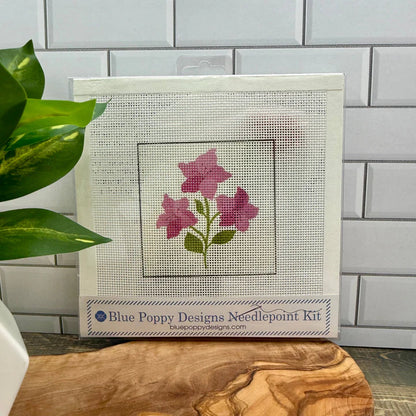 Blue Poppy Needlepoint Kit