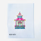 Pink Pagoda Needlepoint Canvas
