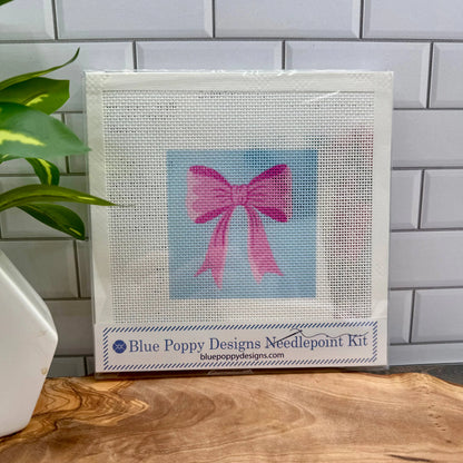 Blue Poppy Needlepoint Kit