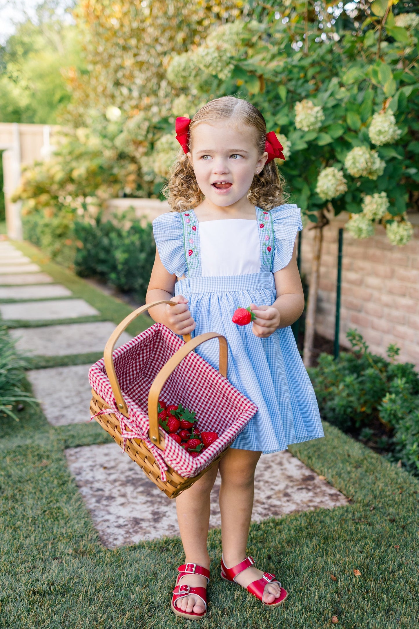 The Proper Peony Bryar Bee Pinafore Dress
