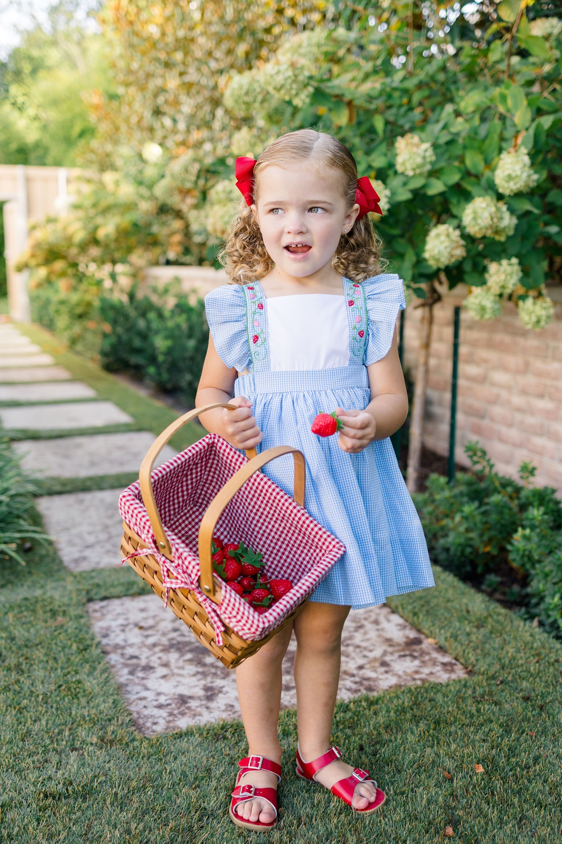 The Proper Peony Bryar Bee Pinafore Dress