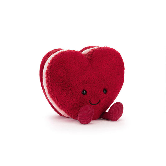 Amuseables Arlette Heart Macaron (Red)