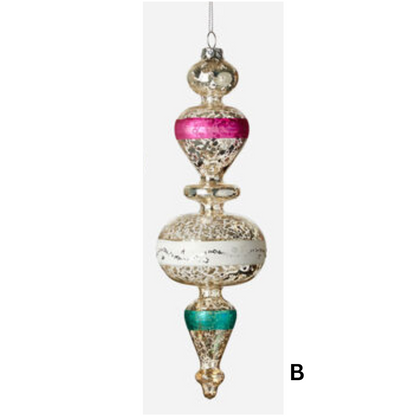 Reflector Finial Ornaments
