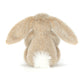 Plush toy rabbit on a white background