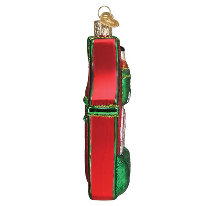 Old World Christmas BBQ Apron BBQ boss ornament 
