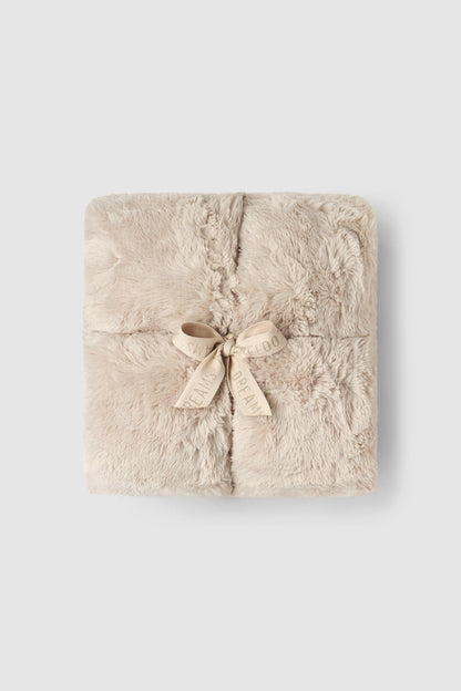 Cloud Faux Fur Throw