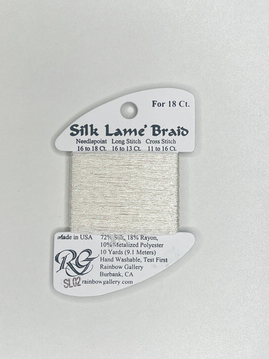 Silk Lamé Braid Card