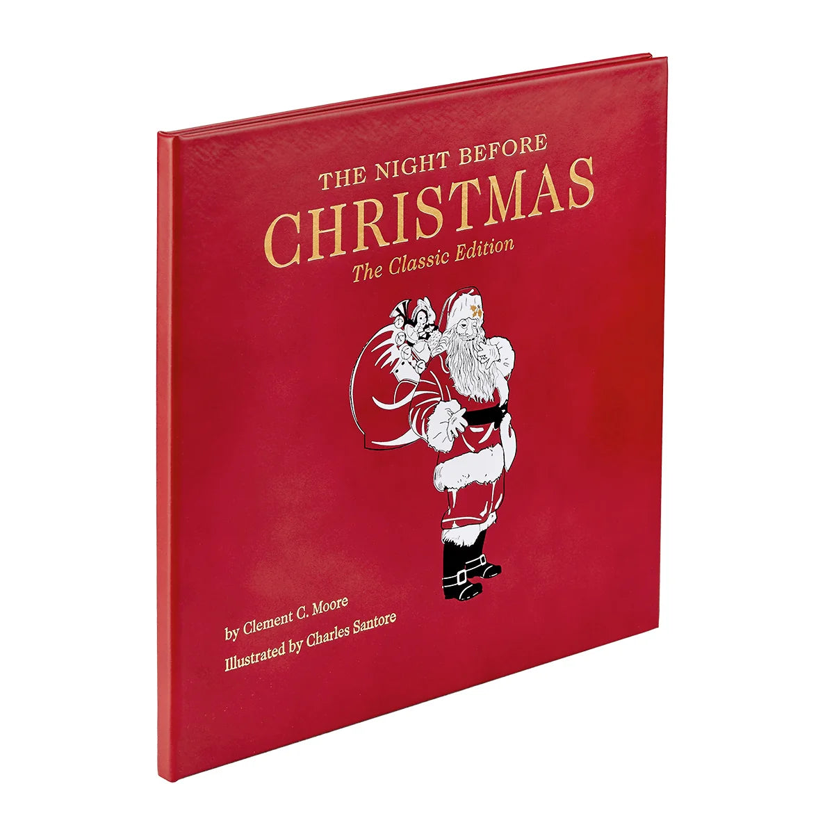 The Night Before Christmas-Red Leather