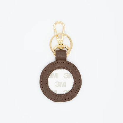 Leather Needlepoint Key FOB