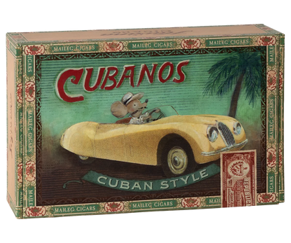Grandma & Grandpa Mice in Cigarbox