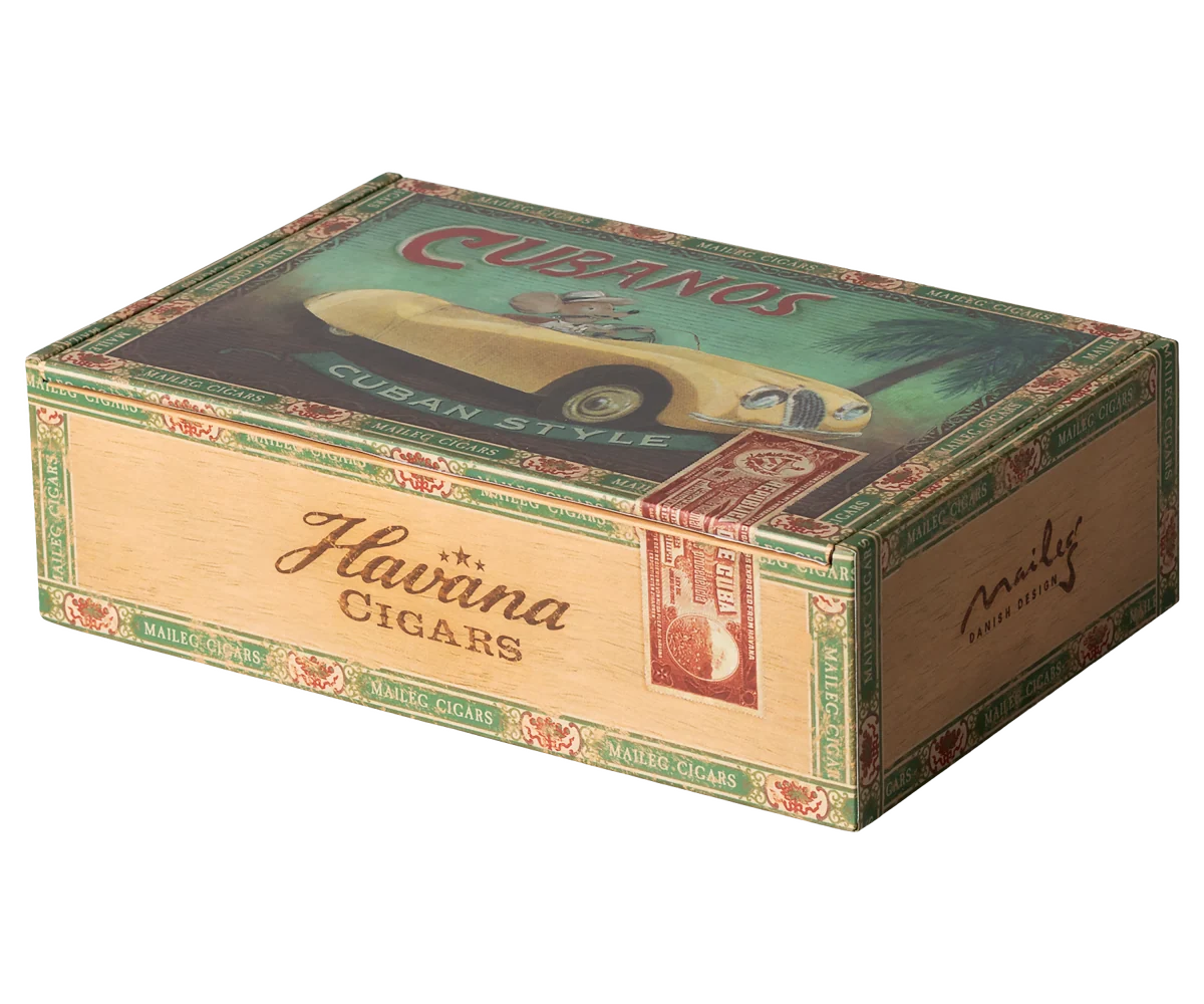 Grandma & Grandpa Mice in Cigarbox