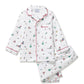 Children's Twill Pajama Set in Holiday Town