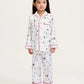 Children's Twill Pajama Set in Holiday Town