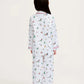 Children's Twill Pajama Set in Holiday Town