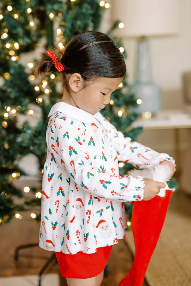 The Proper Peony Children's Christmas outfit toddler girl set 