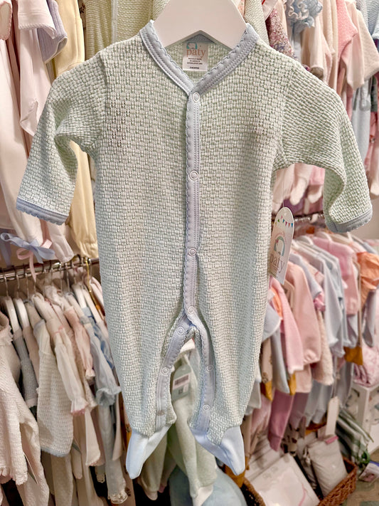 Paty Mint and Green Footie