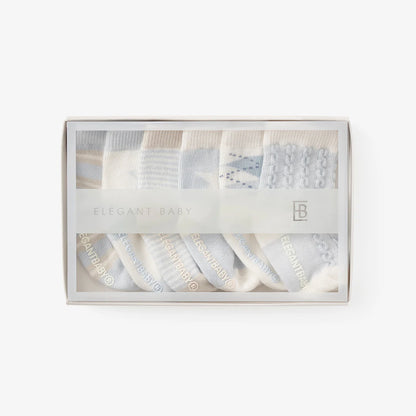 Elegant Baby Classic Blue Socks pack of 6