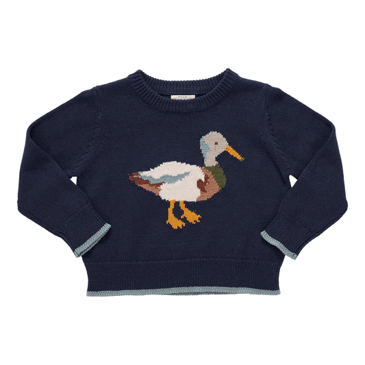 Oliver Sweater - Navy Mallard