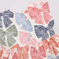 Girls Adaline Dress- Multi Striped Bows