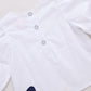 Girls Dana Bow Top- White