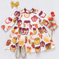 Charlie Dress - Autumn Pansies