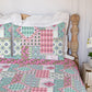 Laramie Patchwork Green Twin Quilt