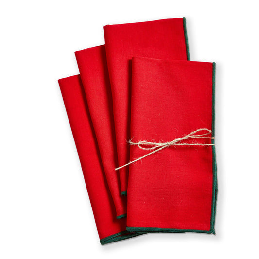 Color Pop Red Napkin Set of 4