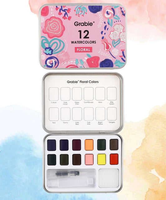 Watercolor Pocket Set Floral Colors