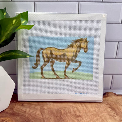 Blue Poppy Needlepoint Kit