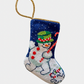 Joy Snowman Bauble Stocking