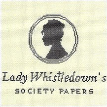 Lady Whistledown Needlepoint Canvas