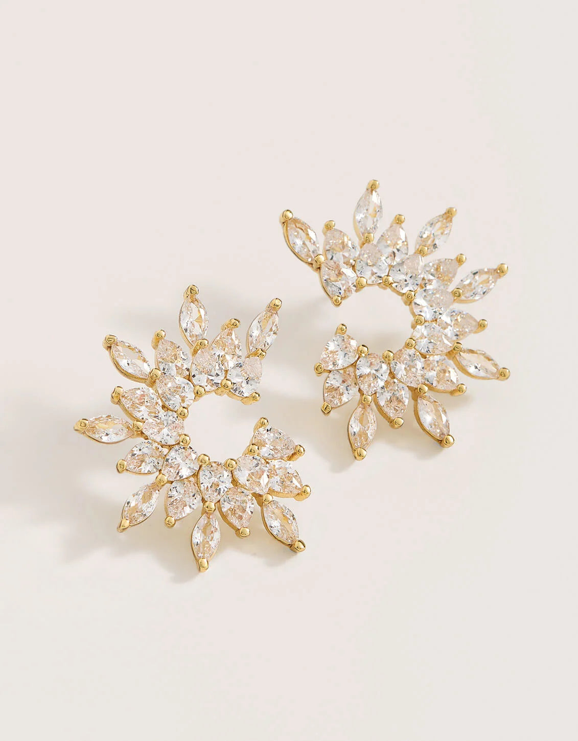 Etta Earrings Crystal