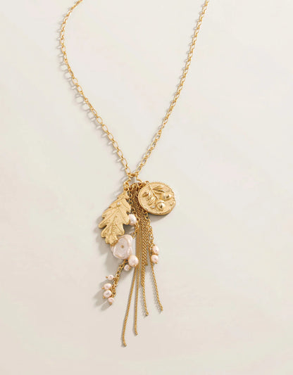 Lowcountry Fall Necklace 26" Pearl