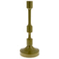 Olive Metal Taper Candlestick Holder