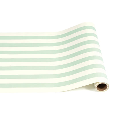 Hester & Cook Seafoam Classic Stripe Table runner 