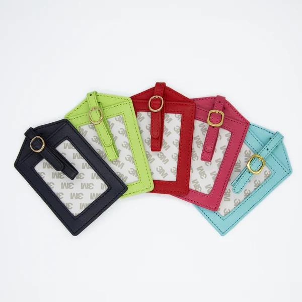 colored luggage tags