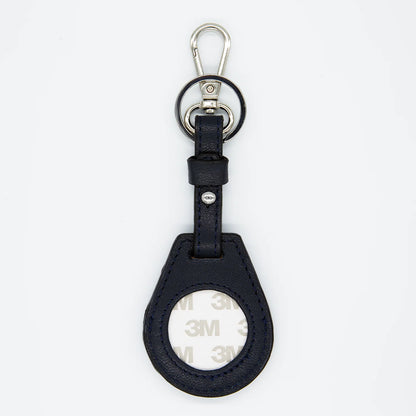 Leather Needlepoint Key FOB with Air Tag Holder