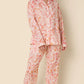 Coral Bird Voile Pajama